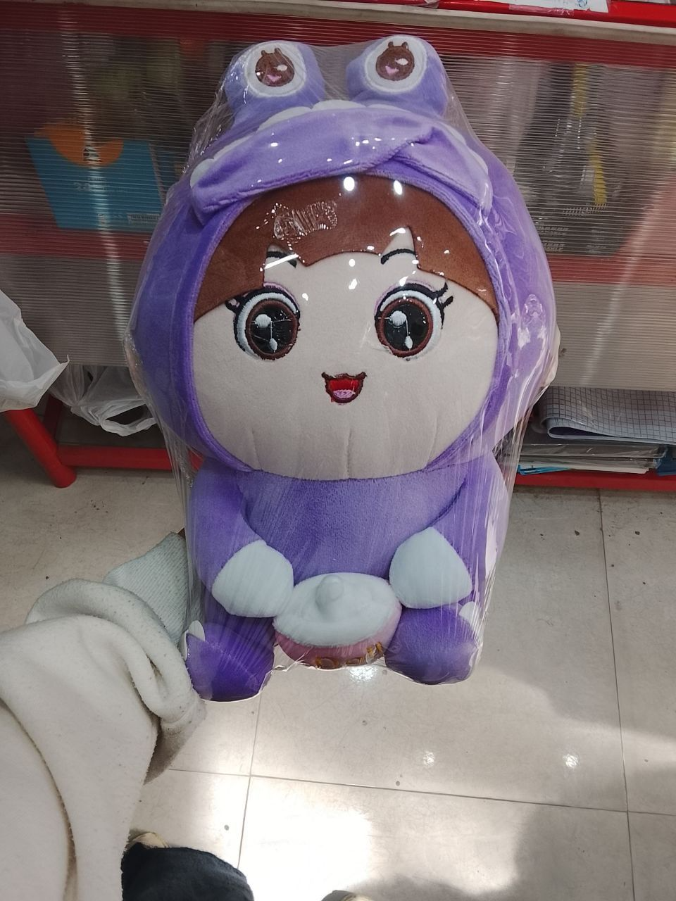 عروسک پنبه ای پسر دایناسوری